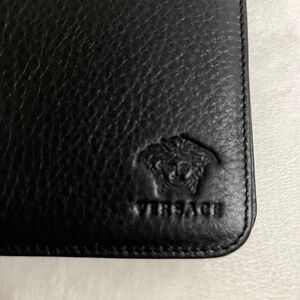 Rare -Versace passport holder - black - NWOT